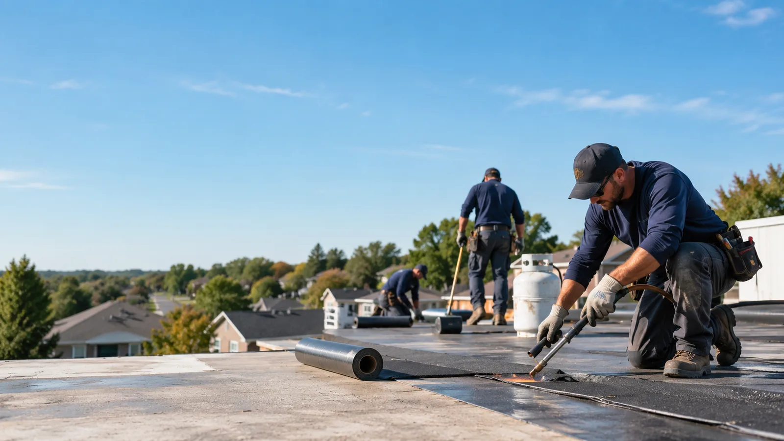 Flat Roof Leak Repair providers in Asher, OK